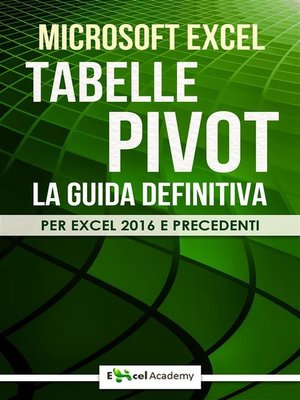 cover image of Tabelle Pivot--La guida definitiva